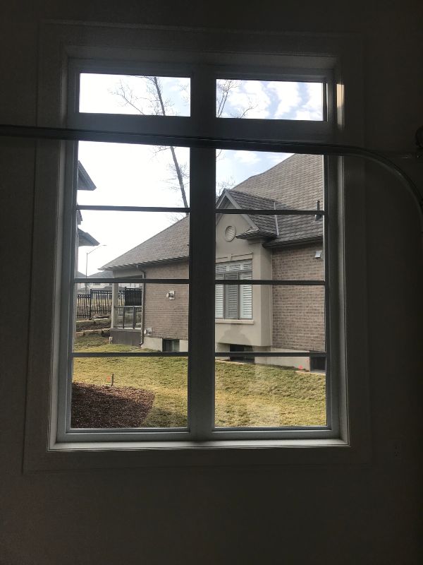 Solar Security Window Film in Garage