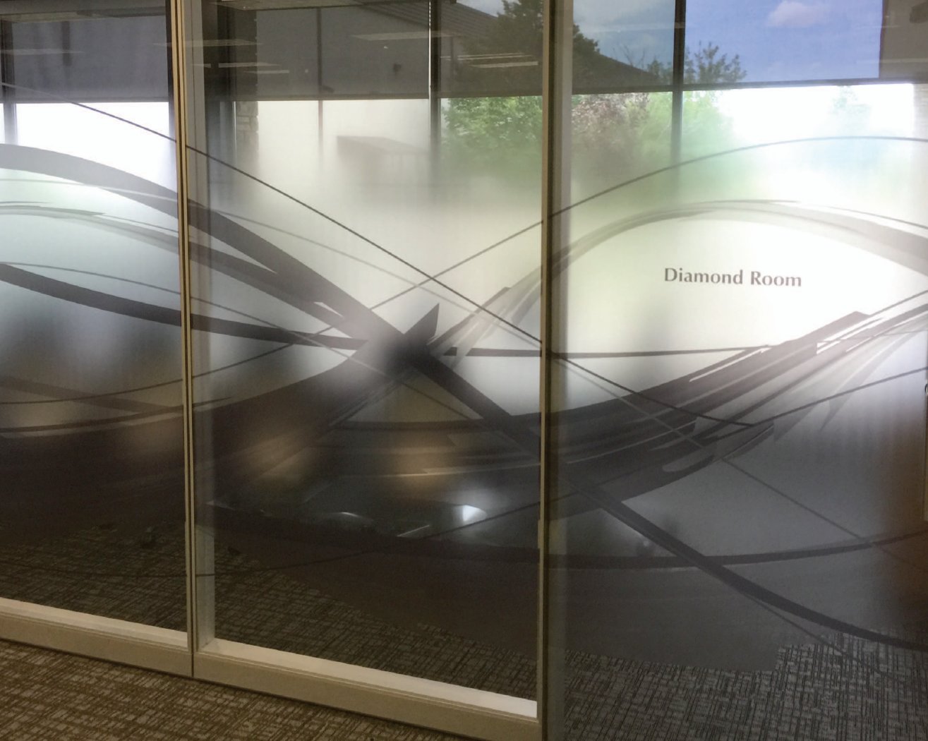 Decorative frosted privacy film - Amway Canada