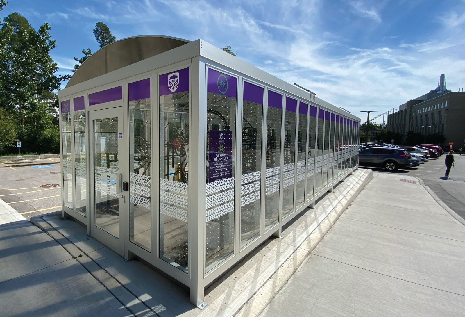 Commercial Bird-Friendly Window Film installed for Western University